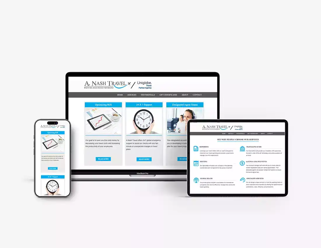 Travel Website Design Travel Website Design