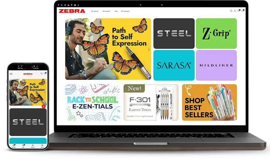 Zebra Pen Web Design Case Study Zebra Pen Web Design Case Study