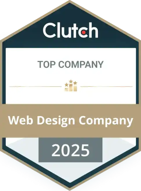Top Web Design Company Clutch 2025 Award Top Web Design Company Clutch 2025 Award