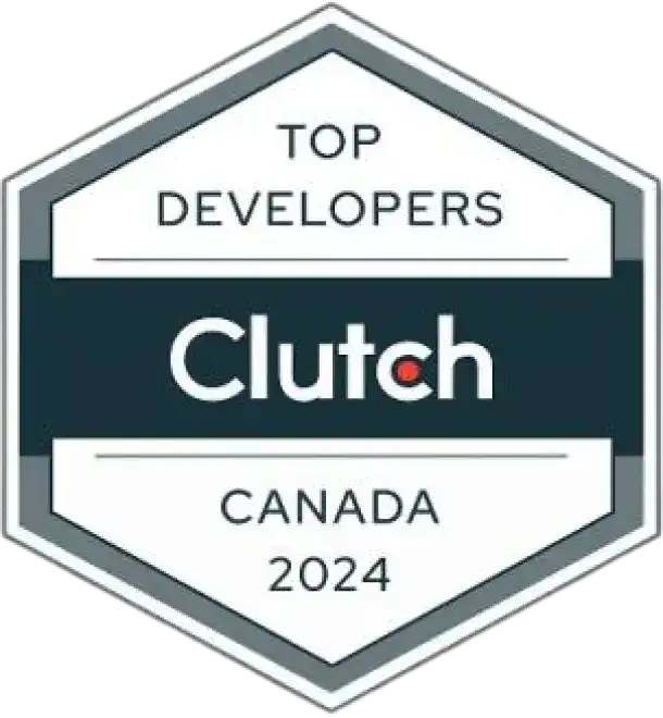 Top Developers Canada Clutch 2024 Award Top Developers Canada Clutch 2024 Award