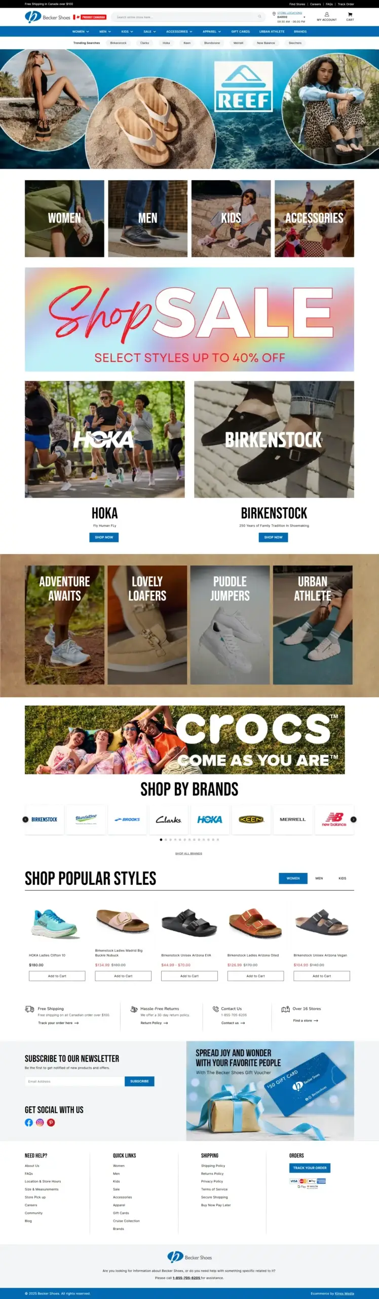 Web Design Success for Becker Shoes Delivered Results Web Design Success for Becker Shoes Delivered Results