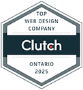 Top Web Design Company Ontario Clutch Award 2025 Top Web Design Company Ontario Clutch Award 2025