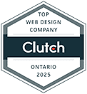 Top Web Design Company Ontario Clutch Award 2025 Top Web Design Company Ontario Clutch Award 2025