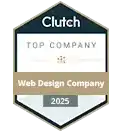 Top Web Design Company Clutch Award 2025 Top Web Design Company Clutch Award 2025