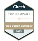Top Web Design Company Clutch Award 2025 Top Web Design Company Clutch Award 2025