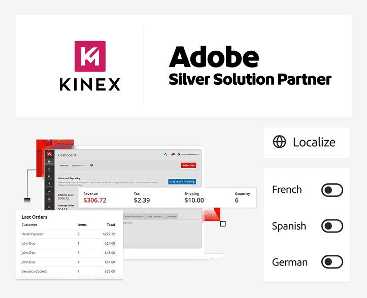 adobe-silver-soluion-partner Why Global Brands <br><span class="under_line">Choose Kinex</span> Media?