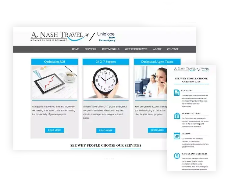 Travel Web Design Travel Web Design