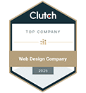 Top Web Design Company Clutch Award 2025 Top Web Design Company Clutch Award 2025