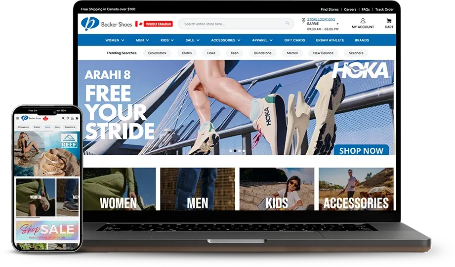 Becker Shoes Web Design Case Study Becker Shoes Web Design Case Study