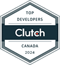 Top Developers Canada Clutch Award 2024 Top Developers Canada Clutch Award 2024