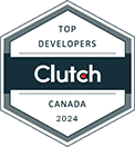 Top Developers Canada Clutch Award 2024 Top Developers Canada Clutch Award 2024