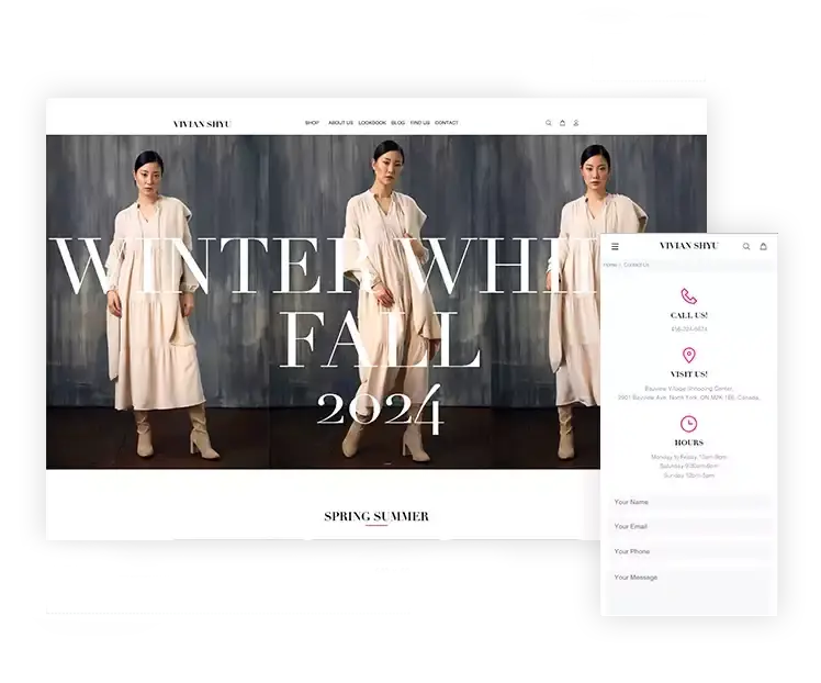 Fashion Website Design and Redesign Fashion Website Design and Redesign